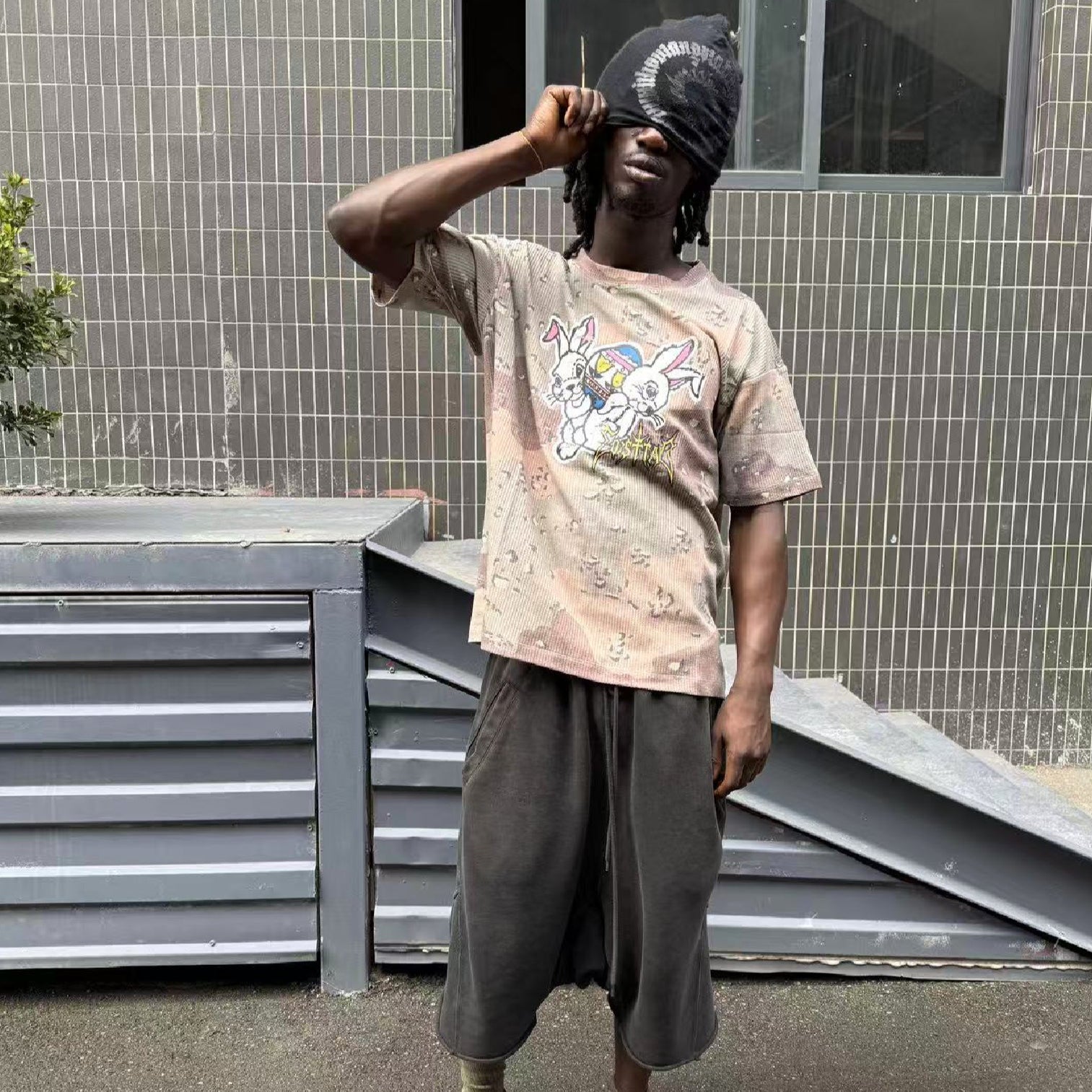 CAMO RABBIT TEE