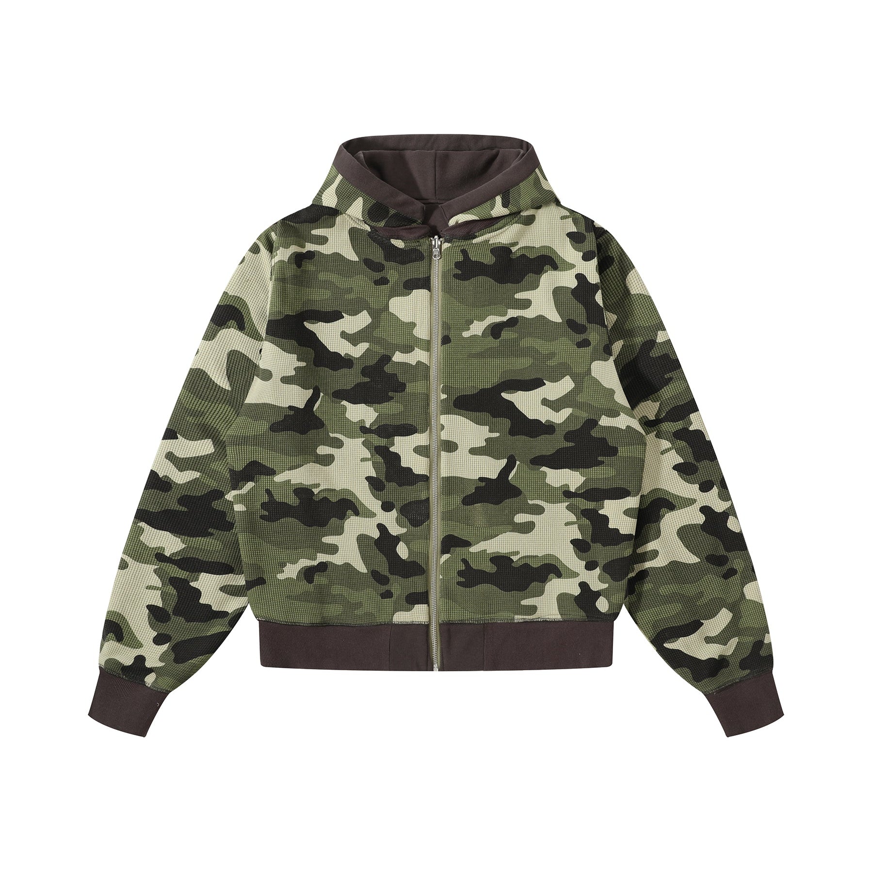 REVERSIBLE CAMO ZIP UP