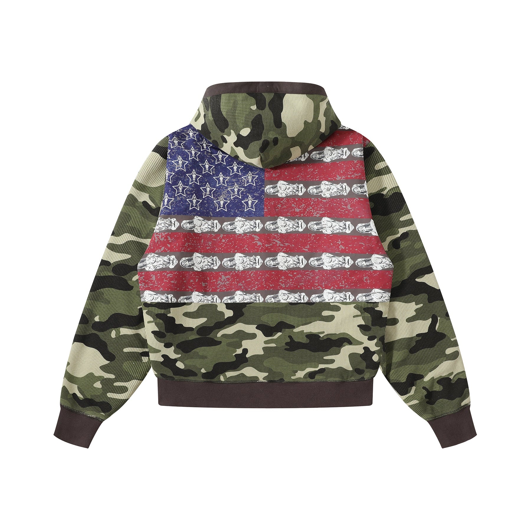 REVERSIBLE CAMO ZIP UP